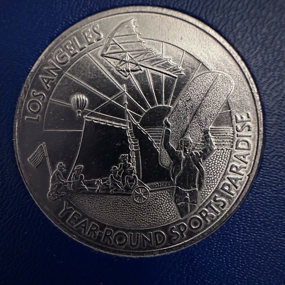 1981 Los Angeles Bicentennial Birthday Dollars Collection 6 Coin Set - Picture 15 of 16